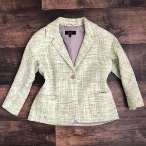 Talbots Green Blazer Size 4P